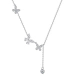 925 Sterling Silver Sweet Butterfly Prevent Allergy Jewelry
