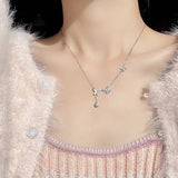 925 Sterling Silver Sweet Butterfly Prevent Allergy Jewelry