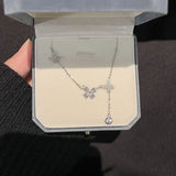 925 Sterling Silver Sweet Butterfly Prevent Allergy Jewelry