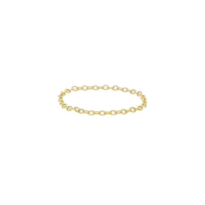 925 Sterling Silver Thin Cross Chain Plated Women Finger Ring