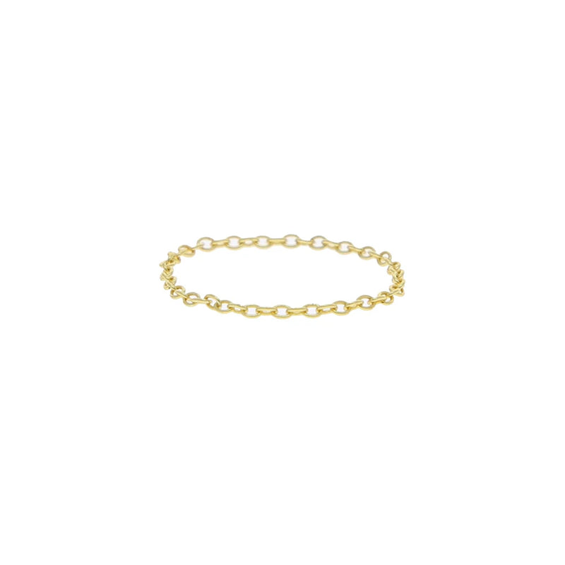 925 Sterling Silver Thin Cross Chain Plated Women Finger Ring