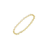 925 Sterling Silver Thin Cross Chain Plated Women Finger Ring