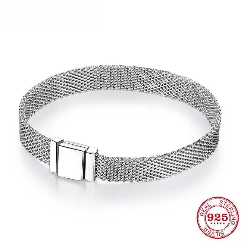 925 Silver Sparkling Clip Charms for 3mm Reflexions Bracelet