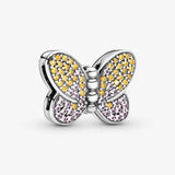 925 Sterling Silver Sparkling Clip Charms for Reflexions Bracelet