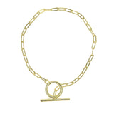 925 Sterling Silver Toggle Clasp Link Chain Bracelet for Women