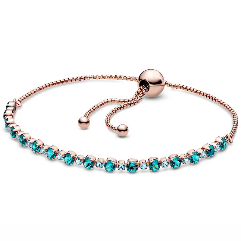 925 Silver Tree Of Life Tennis Bracelet