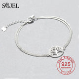 925 Silver Tree of Life Bracelet Vintage Boho Jewelry Gift