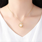 925 Silver Pearl Pendant Necklaces 18 Inch Chains