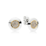 925 Silver Women's Classic Logo Earrings High 1:1 Multi-color
