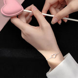 925 Silver Heart Bracelet