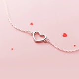 925 Silver Heart Bracelet