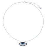 925 Silver Yoga Pendant Necklace High Polish Silver Metal Jewelry Women Gift