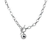 925 Silver Vintage Cross Pendant Necklace Choker for Women