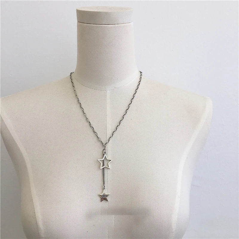 Vintage Cross Pendant Necklace Women Choker Jewelry