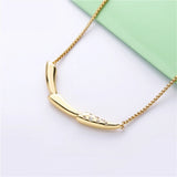 925 Silver V-shaped Letter Butterfly Necklace