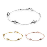 925 Sterling Silver Love Pods Bracelet Women Charm Jewelry