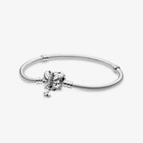 925 Sterling Silver Heart Classic Bracelet For Gift
