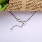 925 Silver Sparkling Crown O Chain Bracelet Charm Bead