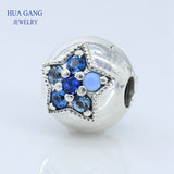 925 Silver BRIGHT STAR CLIP Charm Bead