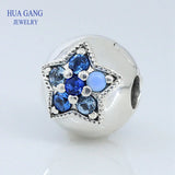 925 Silver BRIGHT STAR CLIP Charm Bead
