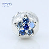 925 Silver BRIGHT STAR CLIP Charm Bead