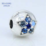 925 Silver BRIGHT STAR CLIP Charm Bead