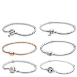 925 Sterling Silver Heart Statement Daisy Bracelet
