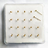 925 Sterling Silver Nose Stud Pin 1.5mm Ball - 20pcs/pack