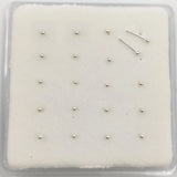 925 Sterling Silver Nose Stud Pin 1.5mm Ball - 20pcs/pack