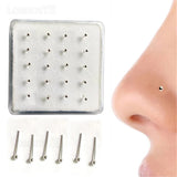 925 Sterling Silver Nose Stud Pin 1.5mm Ball - 20pcs/pack