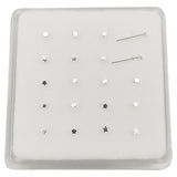 925 Silver Star Nose Stud Pin 20pcs/pack