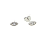925 Sterling Silver Evil Eye Stud Earring Girl Women Jewelry