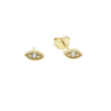 925 Sterling Silver Evil Eye Stud Earring Girl Women Jewelry