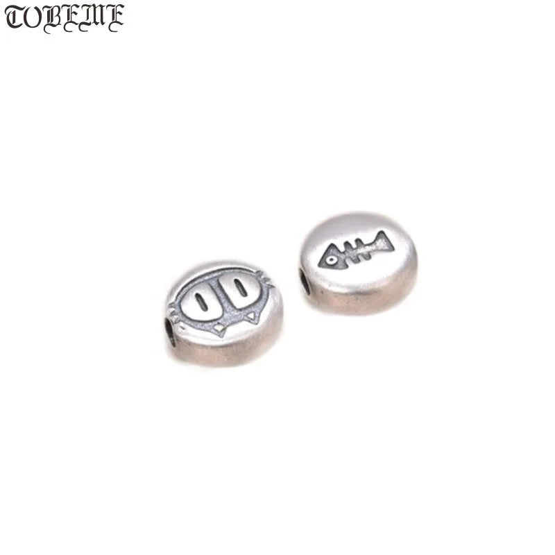 925 Silver Cat-Fish Beads for DIY Jewelry