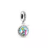 925 Silver Bird Prayer Pendant for DIY Bracelet