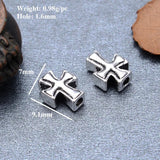 925 Silver Cross Beads 925 Sterling Cross Jewelry Beads