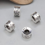 925 Silver Lucky Cloud Beads DIY Jewelry Findings
