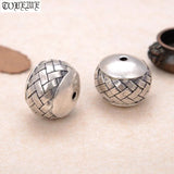 Vintage Silver Lucky Symbol Beads DIY Bracelet