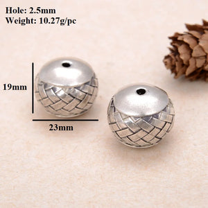 Vintage Silver Lucky Symbol Beads DIY Bracelet