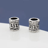 925 Silver Lucky Symbol Beads DIY Jewelry Findings Sterling Good Luck Beads