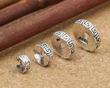 925 Silver Spacers Thai Silver Jewelry Beads DIY Lucky Symbol Findings