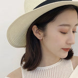 925 Silver CZ Zircon Square Drop Earrings Women Jewelry