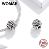 925 Sterling Silver Blooming Flowers Pendant Charm for Bangle DIY Beads