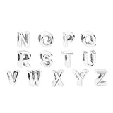 925 Silver Alphabet Bracelet Charms Pendants