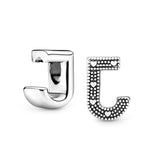 925 Silver Alphabet Bracelet Charms Pendants