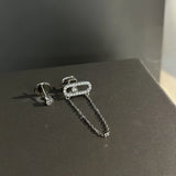 925 Sterling Silver French Ladies Earrings Classic Symbol 1:1