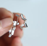 925 Sterling Silver Star Shape Women Earring