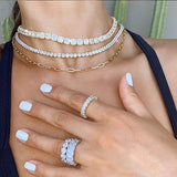 925 Sterling Silver Square Link Chain Necklace for Women