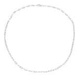 925 Sterling Silver Square Link Chain Necklace