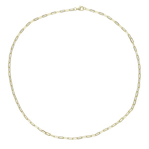 925 Sterling Silver Square Link Chain Necklace